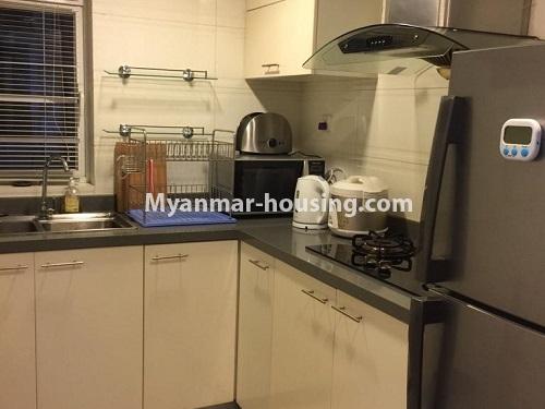 缅甸房地产 - 出租物件 - No.4523 - Decorated two bedroom Star City Condo room with furniture for rent in Thanlyin! - kitchen