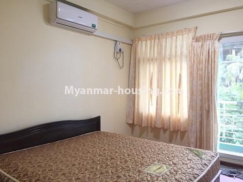 Myanmar real estate - for rent property - No.4525 - Three bedroom condo room near Hledan Junction in Kamaryut! - single bedroom view