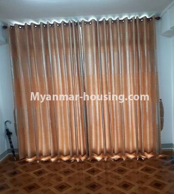 Myanmar real estate - for rent property - No.4527 - Two bedroom condominium room for rent in Botahtaung Time Square! - living room view