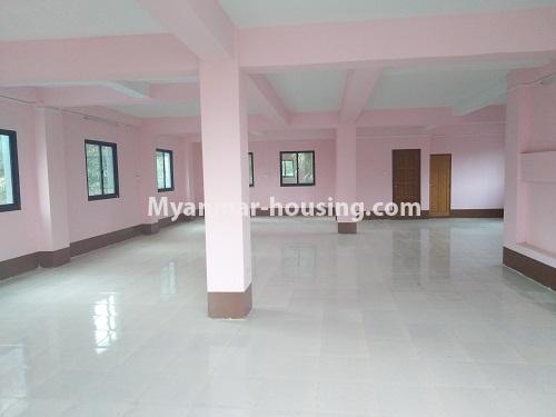 Myanmar real estate - for rent property - No.4533 - New Five Storey Building for doing business on Yatana Road for rent, South Okkalapa! - first floor hall view
