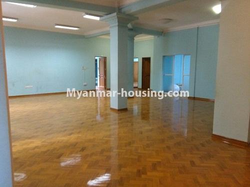 Myanmar real estate - for rent property - No.4534 - Spacious Condo Room for rent in University Yeik Mon Housing in Bahan! - living room view