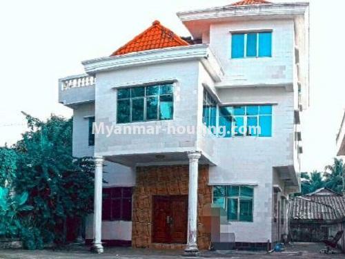 မြန်မာအိမ်ခြံမြေ - ငှားရန် property - No.4535 - မရမ်းကုန်း ၈မိုင်တွင် အိပ်ခန်းရှစ်ခန်းပါသော လုံးချင်းအိမ် ငှားရန်ရှိသည်။ - house view