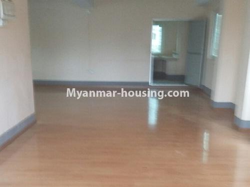 Myanmar real estate - for rent property - No.4539 - First floor condo room for rent on Yatana Road, South Okkalapa! - living room hall view