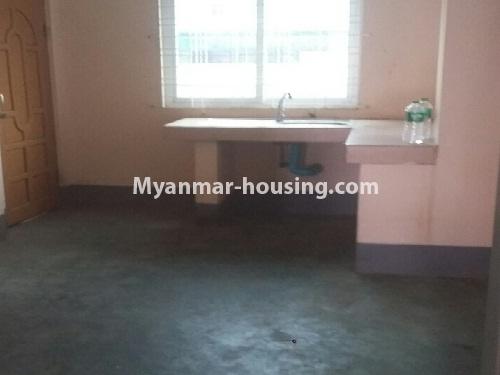 缅甸房地产 - 出租物件 - No.4539 - First floor condo room for rent on Yatana Road, South Okkalapa! - kitchen view