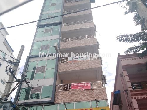 Myanmar real estate - for rent property - No.4539 - First floor condo room for rent on Yatana Road, South Okkalapa! - building view