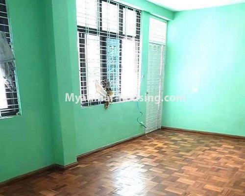 Myanmar real estate - for rent property - No.4546 - First floor apartment for rent in Thirimingalar Housing, Ahlone! - bedroom 3 view