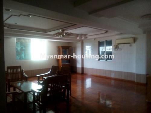 Myanmar real estate - for rent property - No.4551 - Large Apartment Room for Home Office near Sprit Shop for rent in Myaynigone! - anothr view of living room view