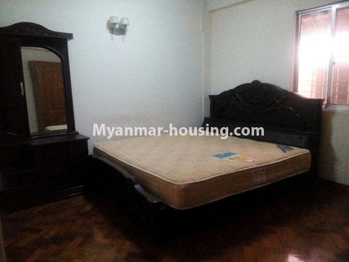 Myanmar real estate - for rent property - No.4551 - Large Apartment Room for Home Office near Sprit Shop for rent in Myaynigone! - bedroom 1 view