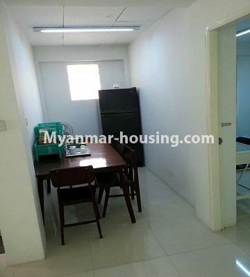 Myanmar real estate - for rent property - No.4552 - Three Storey Landed house with some furniture for rent near in Dawpone! - first floor 