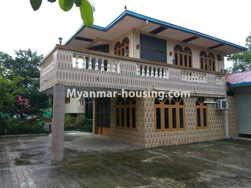Myanmar real estate - for rent property - No.4556 - Six bedrooms landed house for home office for rent in Ma Soe Yein Lane, Mayangone! - house view