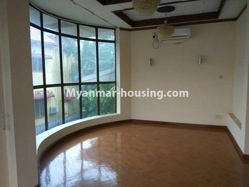 Myanmar real estate - for rent property - No.4556 - Six bedrooms landed house for home office for rent in Ma Soe Yein Lane, Mayangone! - single bedroom view