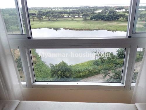 Myanmar real estate - for rent property - No.4559 - Duplex 4 bedrooms Star City Condo room for rent in Thanlyin! - river view from the room