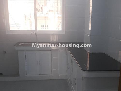 Myanmar real estate - for rent property - No.4561 - Furnished Mini Condominium room for rent near Junction City, Pabedan! - kitchen view