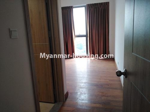Myanmar real estate - for rent property - No.4564 - Hill Top Vista condominium room with river and Thakhin Mya Park view for rent in Ahlone! - bedroom 3