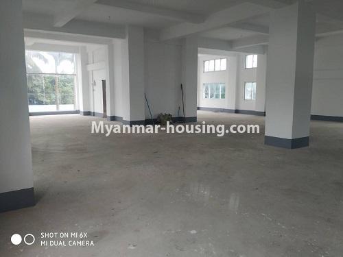 Myanmar real estate - for rent property - No.4568 - First floor four master bedrooms condominium room for business option on Insein Road, Hlaing! - hall view