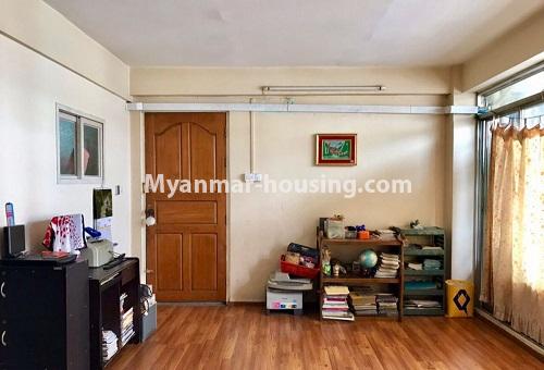 Myanmar real estate - for rent property - No.4572 - Large apartment room for rent in Yangon Downtown. - bedroom 1