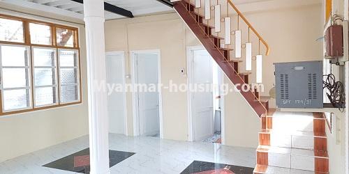 Myanmar real estate - for rent property - No.4580 - Nice landed house for rent in Shwe Pyi Thar! - downstairs view