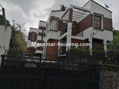Myanmar real estate - for rent property - No.4581 - Half and two storey landed with four bedrooms for rent near Kandawgyi Park, Bahan! - house view
