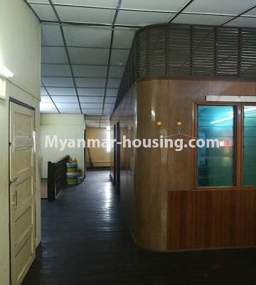 Myanmar real estate - for rent property - No.4582 - Two bedrooms apartment room for rent in Bahan! - hall way 
