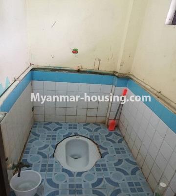 Myanmar real estate - for rent property - No.4582 - Two bedrooms apartment room for rent in Bahan! - toilet