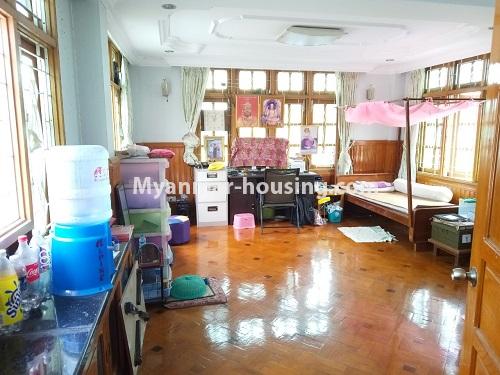 Myanmar real estate - for rent property - No.4583 - Furnished half and two storey landed house for rent in North Dagon! - master bedroom 2 view