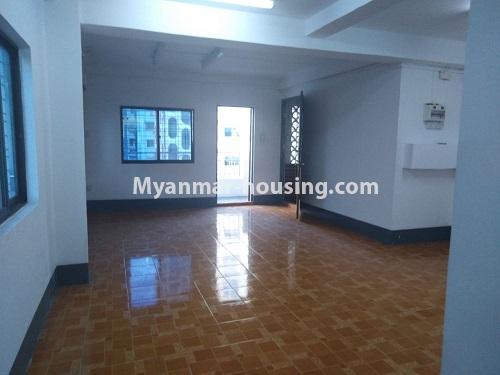 Myanmar real estate - for rent property - No.4587 - Newly renovated apartment room for rent in New University Avenue Road, Bahan! - anothr view of living room
