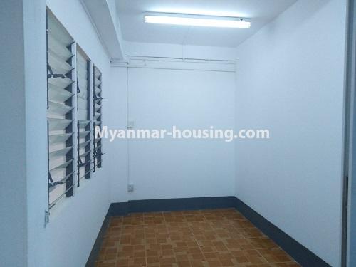 Myanmar real estate - for rent property - No.4587 - Newly renovated apartment room for rent in New University Avenue Road, Bahan! - bedroom 2 view