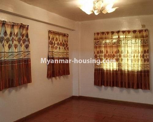 မြန်မာအိမ်ခြံမြေ - ငှားရန် property - No.4594 - မင်္ဂလာတောင်ညွန့်တွင် မီနီကွန်ဒိုခန်း ငှားရန်ရှိသည်။ - living room view