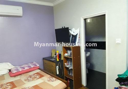 Myanmar real estate - for rent property - No.4595 - Decorated three storey landed house for rent in Chaw Twin Gone Parami Avenue, Yankin! - master bedroom view