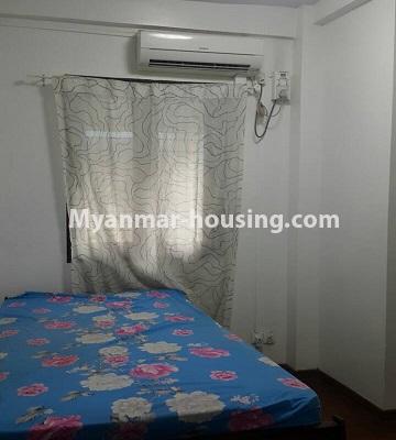 Myanmar real estate - for rent property - No.4606 - Furnished apartment for rent in War War Win Housing, Yankin! - bedroom 1
