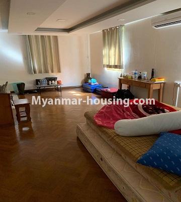 Myanmar real estate - for rent property - No.4610 - Furnished landed house for rent near Thanlyin Bridge, Thanlyin! - master bedroom view