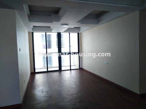 ミャンマー不動産 - 賃貸物件 - No.4616 - Furnished three bedrooms Thazin Condominium room for rent in Ahlone! - master bedroom 3