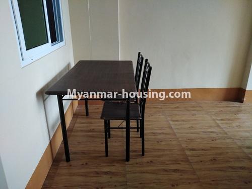 Myanmar real estate - for rent property - No.4620 - Two bedroom mini condominium room for rent in Bahan! - dining area view