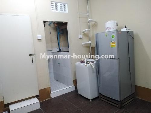 Myanmar real estate - for rent property - No.4620 - Two bedroom mini condominium room for rent in Bahan! - bathroom view