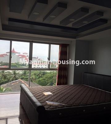 Myanmar real estate - for rent property - No.4624 - Furnished Space Condominium with three bedrooms for rent in Yankin! - another master bedroom