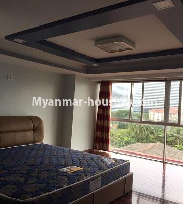 缅甸房地产 - 出租物件 - No.4624 - Furnished Space Condominium with three bedrooms for rent in Yankin! - single bedroom view