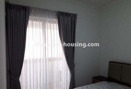 Myanmar real estate - for rent property - No.4625 - Two bedroom Malikha Housing room for rent in Thin Gann Gyun! - bedroom view
