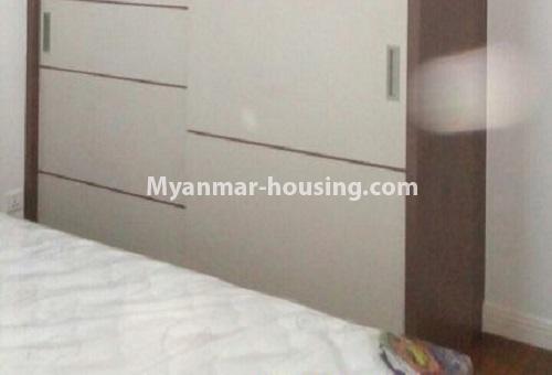 Myanmar real estate - for rent property - No.4625 - Two bedroom Malikha Housing room for rent in Thin Gann Gyun! - master bedroom view