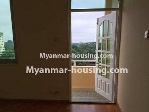 Myanmar real estate - for rent property - No.4628 - Three bedroom Golden Gate Tower room for rent in Pazundaung! - balcony view