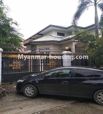 Myanmar real estate - for rent property - No.4630 - Two storey landed house with five bedrooms for rent in Thin Gann Gyun! - house view