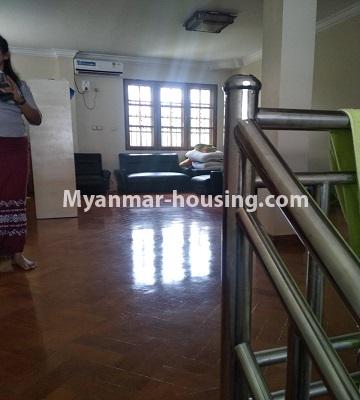 Myanmar real estate - for rent property - No.4630 - Two storey landed house with five bedrooms for rent in Thin Gann Gyun! - upstairs view