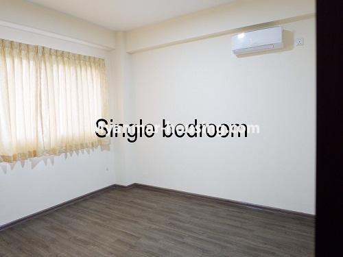 Myanmar real estate - for rent property - No.4633 - Furnished Mahar Swe Condominium room for rent in Hlaing! - single bedroom view