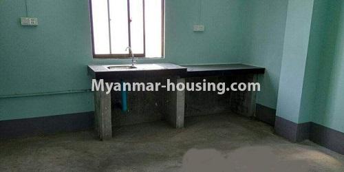 Myanmar real estate - for rent property - No.4637 - Three bedrooms apartment room for rent in Hlaing! - kitchen view