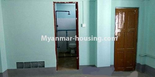 Myanmar real estate - for rent property - No.4637 - Three bedrooms apartment room for rent in Hlaing! - common bathroom and toilet