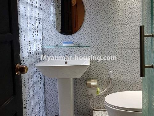 缅甸房地产 - 出租物件 - No.4639 - Three bedrooms 9 mile Ocean Condo room for rent in Mayangone! - bathroom view