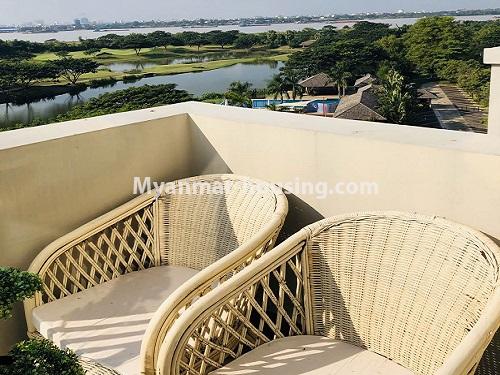 缅甸房地产 - 出租物件 - No.4640 - Duplex 2 bedrooms Top floor  Star City Condo room for rent in Thanlyin! - balcony view