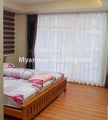 Myanmar real estate - for rent property - No.4643 - Three bedroom unit in Star City Condominium building for rent in Thanlyin! - master bedroom view