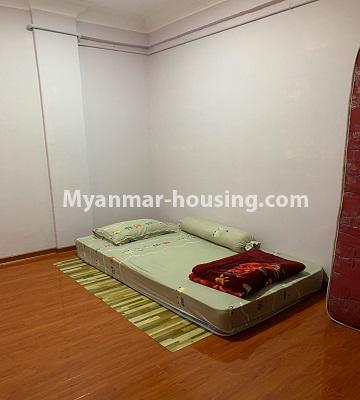 Myanmar real estate - for rent property - No.4646 - One bedroom Mini Condo room for rent near Gwa Zay, Sanchaung! - master bedroom view