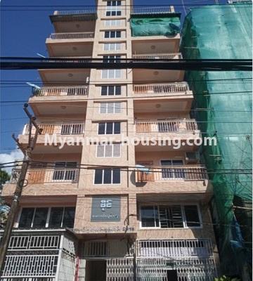 ミャンマー不動産 - 賃貸物件 - No.4646 - One bedroom Mini Condo room for rent near Gwa Zay, Sanchaung! - building view