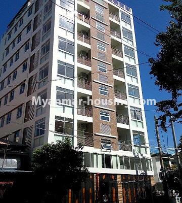 Myanmar real estate - for rent property - No.4648 - Nice condominium room for rent near Gandamar Whole Sales Mayangone! - building view